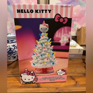 Hello Kitty Ceramic Christmas Tree with Colorful Lights